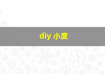 diy 小度